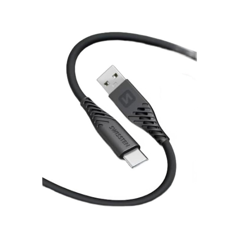 Swissten Data Cable Soft Silicone USB/USB-C 1.5m
