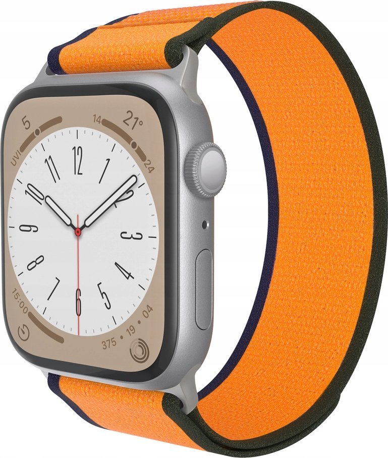 Rrip ore inteligjente JCPAL Fascia FlexLoop për Apple Watch, najlon ultra i rëndë, 38/40/41mm dhe 42mm, i zi