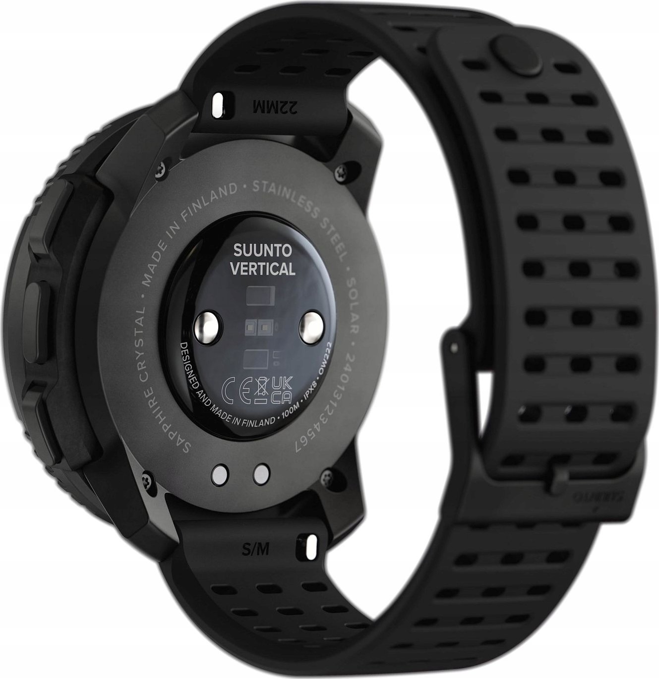 Ora sportive Suunto Vertical Solar SS050978000, GPS, energji solare, e zezë