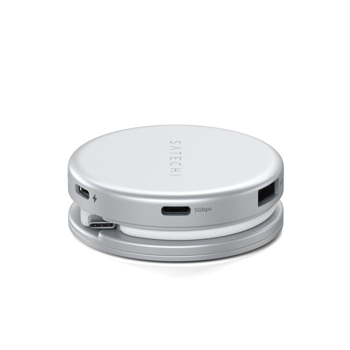 Satechi OntheGo 5-in-1 Multiport Adapter, Silver