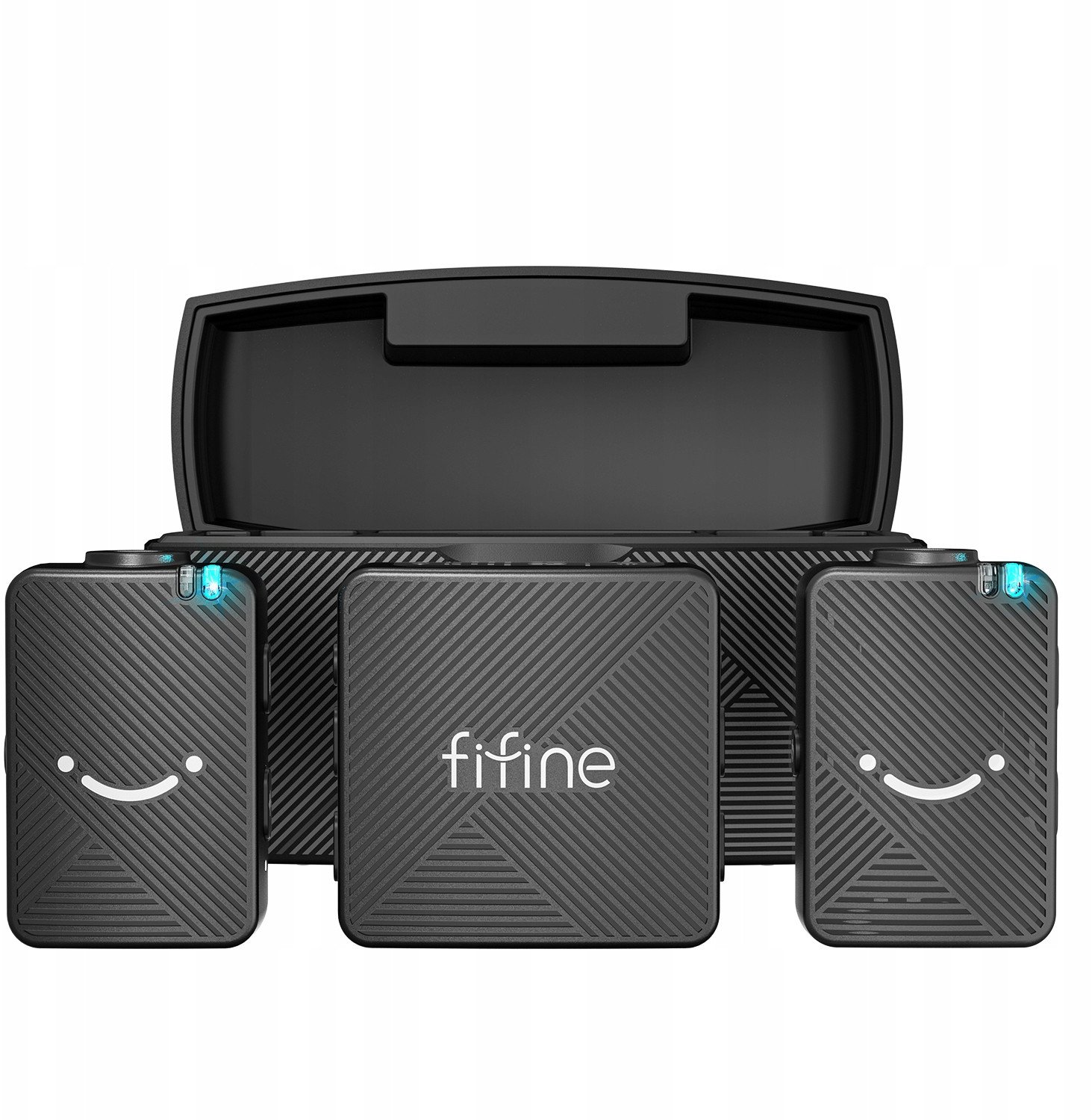 Mikrofon wireless Fifine M9, kondenzator, për PC dhe streaming, i zi