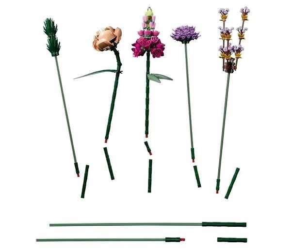 Set ndërtimi LEGO Botanical Collection Flower Bouquet 10280, 756 copë, shumëngjyrësh
