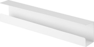 Organizues kabllosh Value Holder, 600 x 114 x 76 mm, çelik, i bardhë