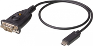 Адаптер USB C во RS 232 ATEN UC232C, 921.6 Kbps, кабел 45 cm, сив