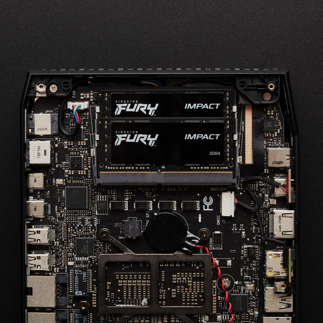Memorie RAM Kingston FURY Impact, 32GB, DDR4, 3200 MHz, e zezë
