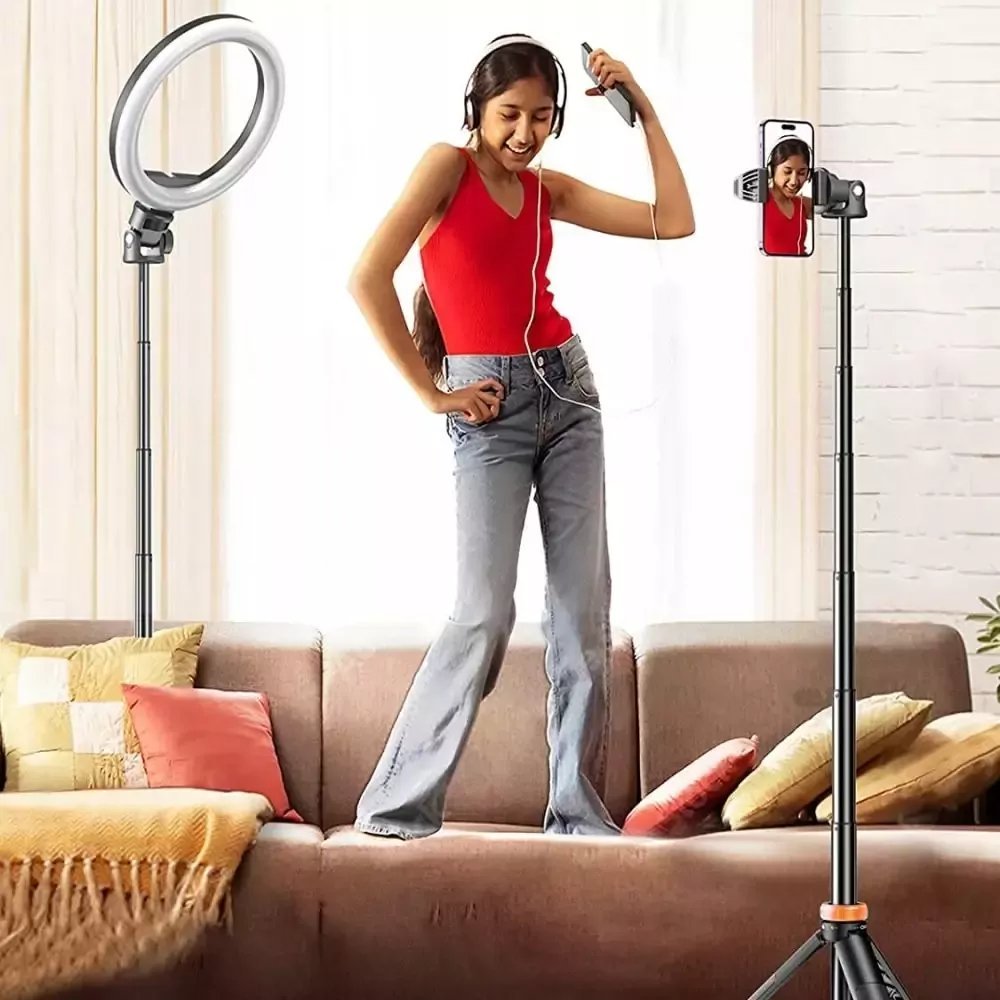 Selfie stick tripod Tech-Protect L03S, teleskopik 148cm, Bluetooth wireless, i zi