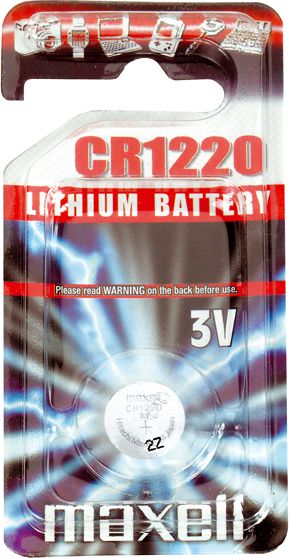 Bateri litiumi Maxell CR1220, 3V, njëpërdorimëshe, argjendtë