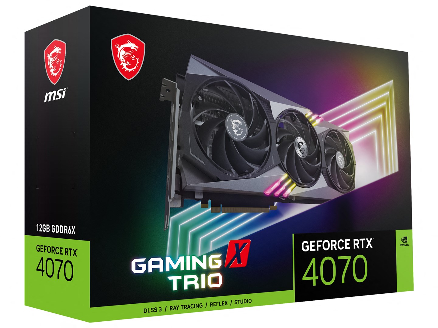 Kartë grafike MSI Gaming NVIDIA GeForce RTX 4070, 12 GB GDDR6X