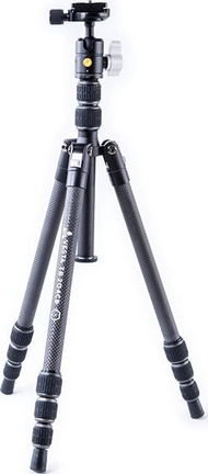 Tripod fotografik Vanguard VESTA TB 204CB, fibër karboni, lartësi 130 cm, kapacitet 3 kg, i zi