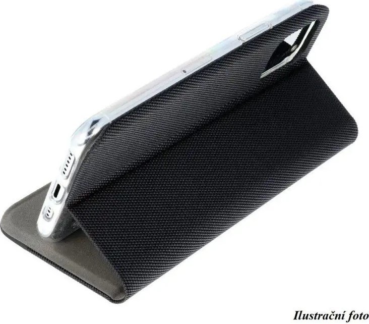 Kaburë telefoni Luna Book Carbon për Xiaomi Redmi Note 13 Pro 5G, mbrojtëse me kapak, blu