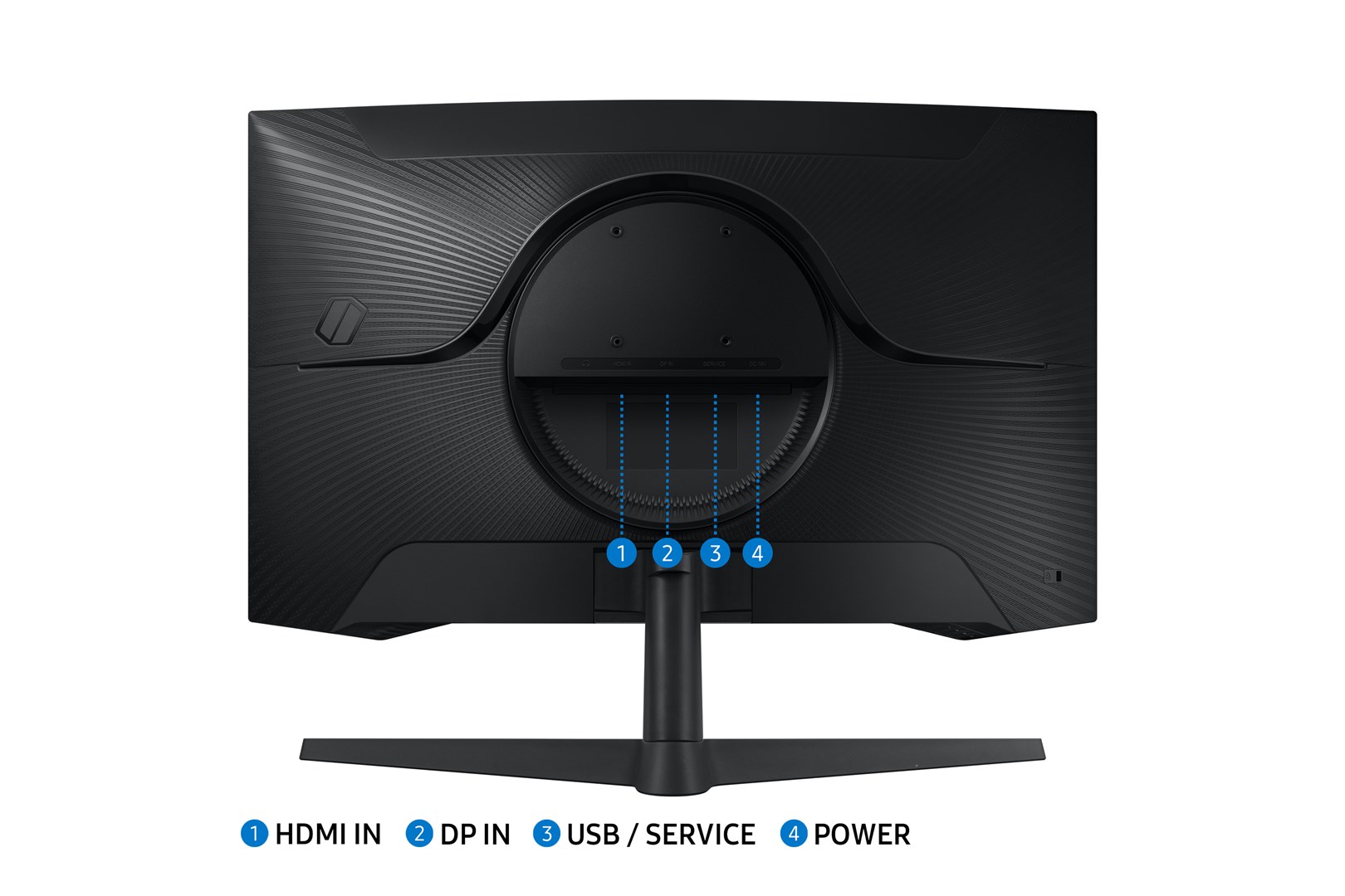 Monitor Samsung Odyssey S27CG552EU, 27”, Curved, QHD, i zi