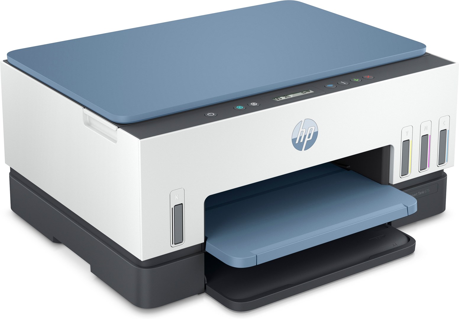 Printer multifunksional HP Smart Tank 675, Inkjet termal, i kaltër