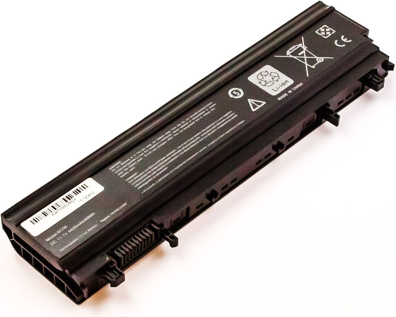 Bateri laptopi MicroBattery për Dell, 11.1V, 4.4Ah 4400mAh, e zezë