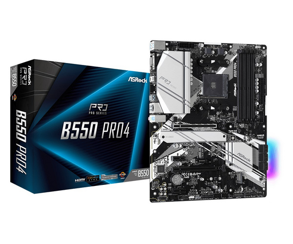 Pllakë amë Asrock B550 Pro4 Socket AM4 ATX AMDB550