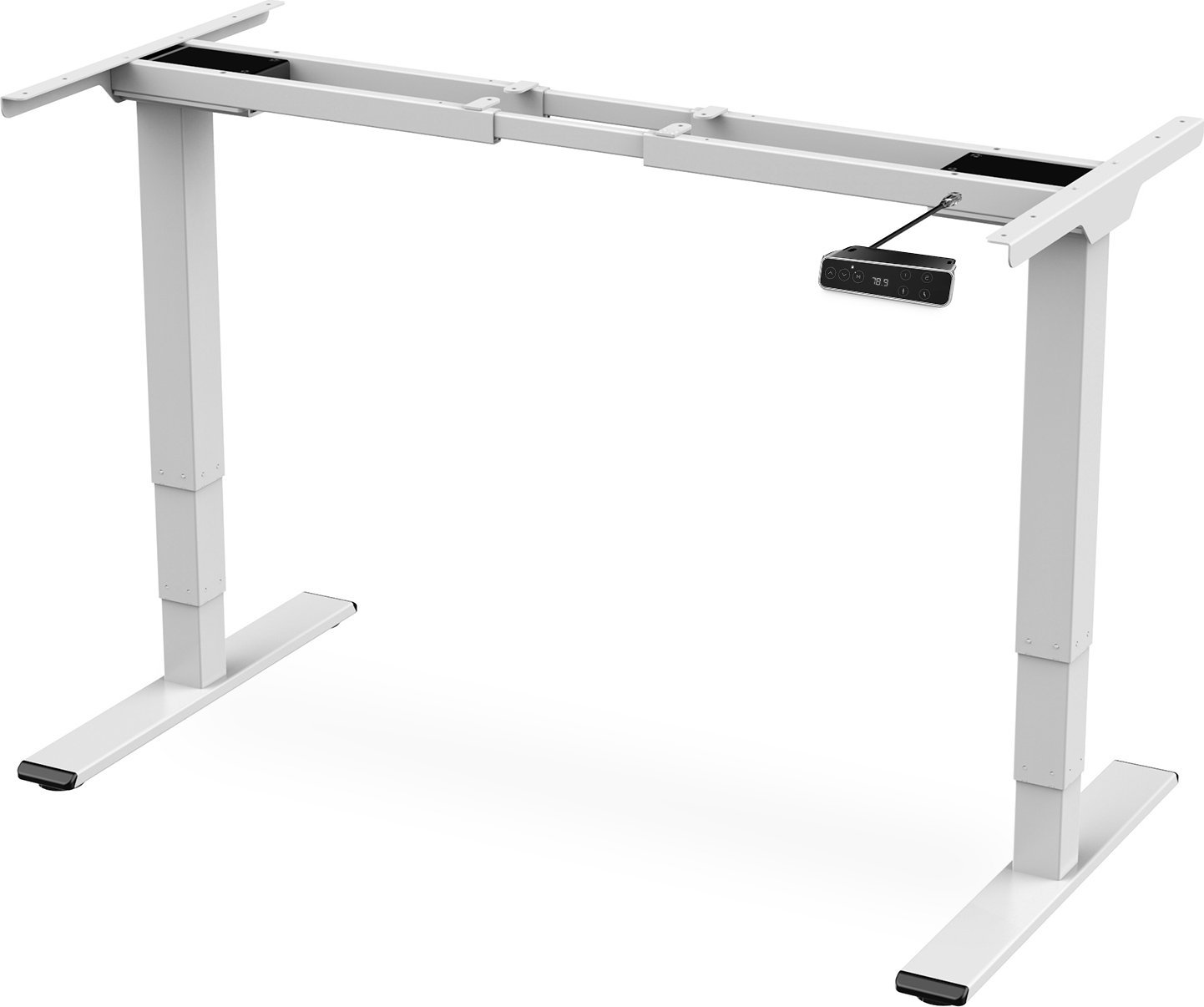 Kornizë tavoline me lartësi të rregullueshme Digitus ZUB, rregullim elektrik, e bardhë