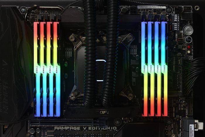 Memorie G.Skill Trident Z RGB, DDR4, 32 GB, 4000 MHz, CL18, F4-4000C18Q-32GTZRB