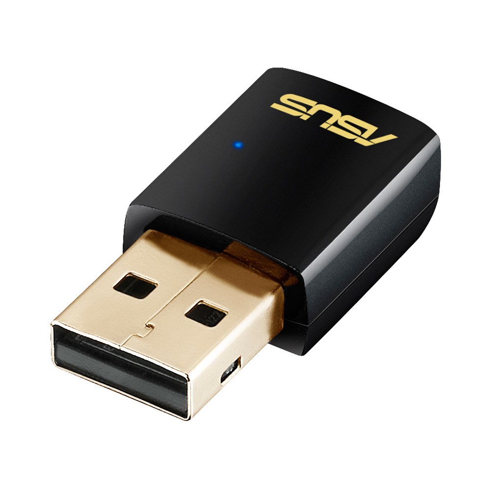 Përshtatës rrjeti ASUS USB-AC51 Dual-Band Wireless-AC600, USB, i zi