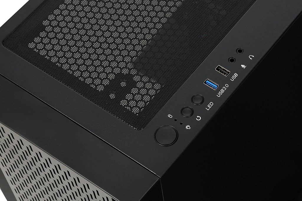 Kase kompjuteri iBOX Cetus OCT 903 RGB, ATX, panel xhami i temperuar, e zezë