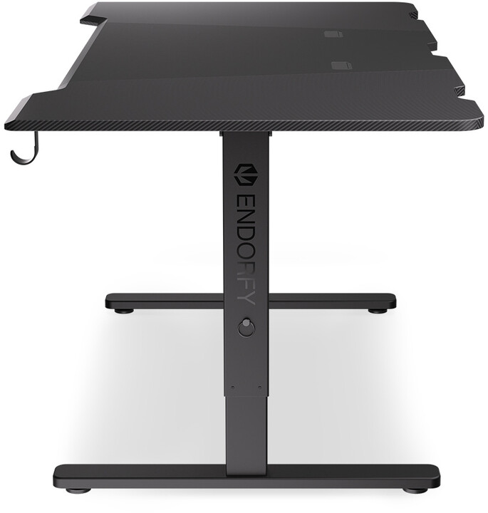 Tavolinë Endorfy Atlas L, e zezë