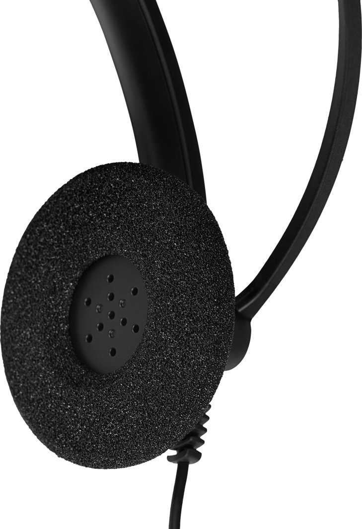 Kufje me mikrofon Epos Sennheiser Impact SC 60, me kabllo, stereo, argjend dhe e zezë