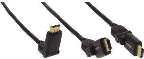 Përshtatës InLine HDMI - HDMI (17002W), 2m, i zi