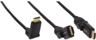 Përshtatës InLine HDMI - HDMI (17002W), 2m, i zi