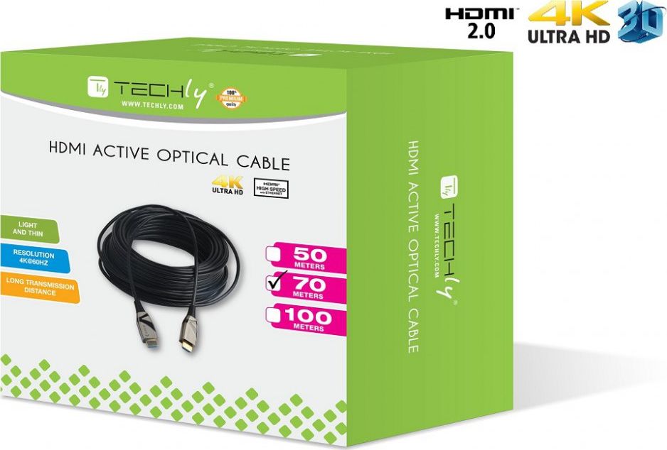 HDMI кабел EFB Elektronik ICOC-HDMI-HY2-050, 50 m, 4K, црн
