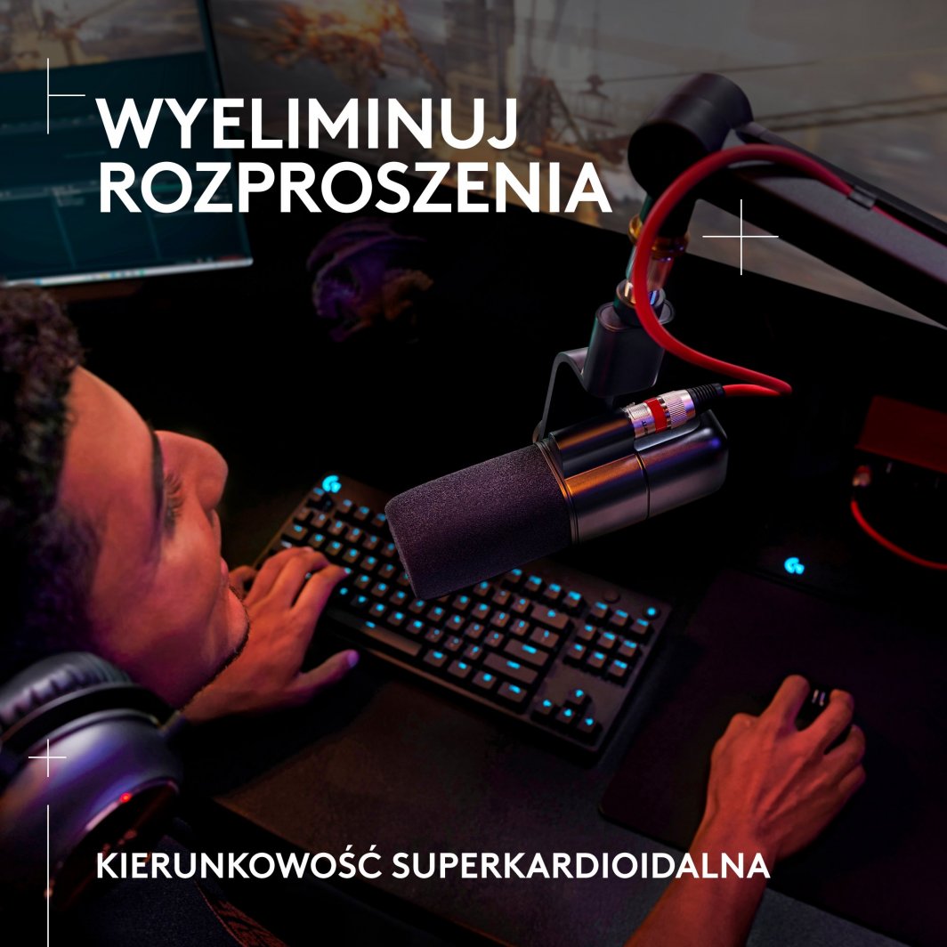 Mikrofon Logitech G Yeti, i zi