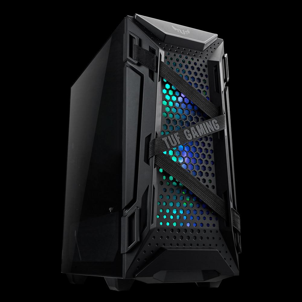 Kuti PC Asus TUF Gaming GT301, mid tower, ATX, me RGB, e zezë