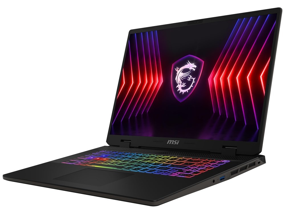 Laptop gaming MSI Sword 17 HX B14VGKG, 17", tastierë RGB, i zi