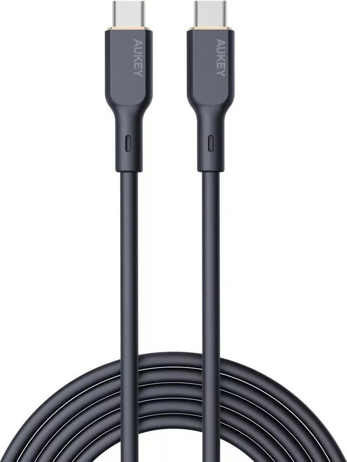 Kabllo USB Aukey CB-SCC101, USB-C në USB-C, 1 m, 100W, e zezë