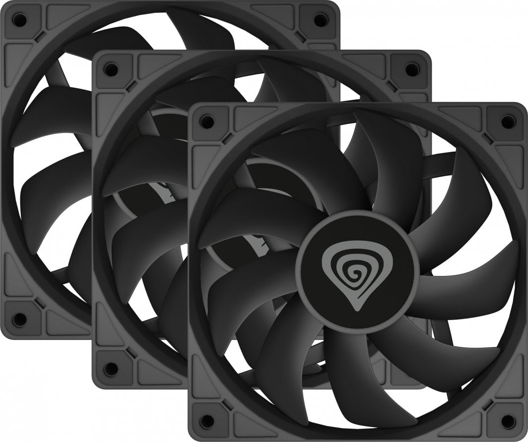 Ftohës Genesis Oxal 120 Black 3-pack (NGF-2043) 3