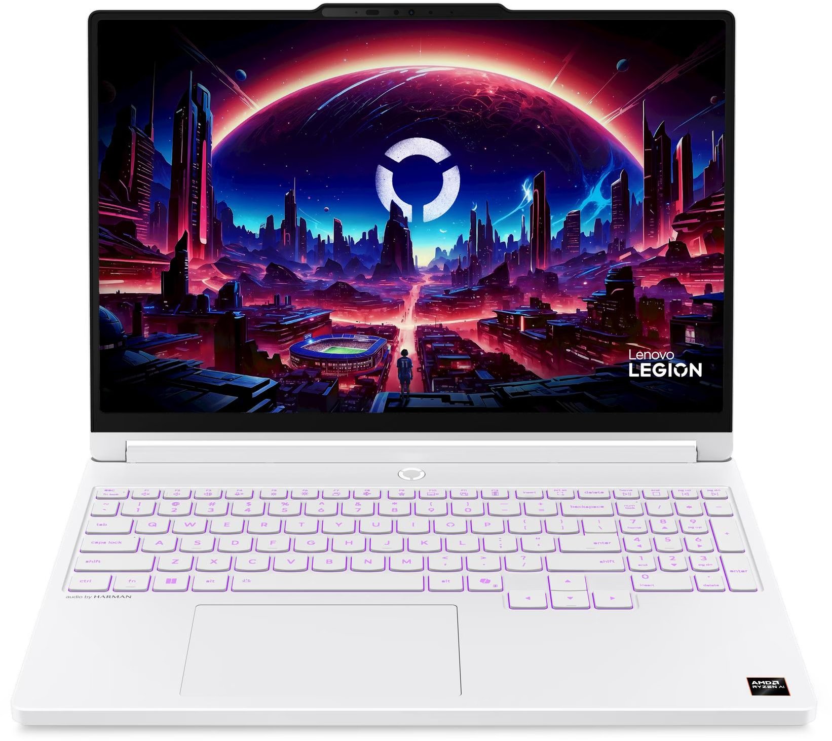 Laptopi Lenovo Legion 5 15AGP11, Ryzen AI 7 450, 16GB, 512GB SSD, RTX 5060, 15.3" OLED 165Hz, i bardhë
