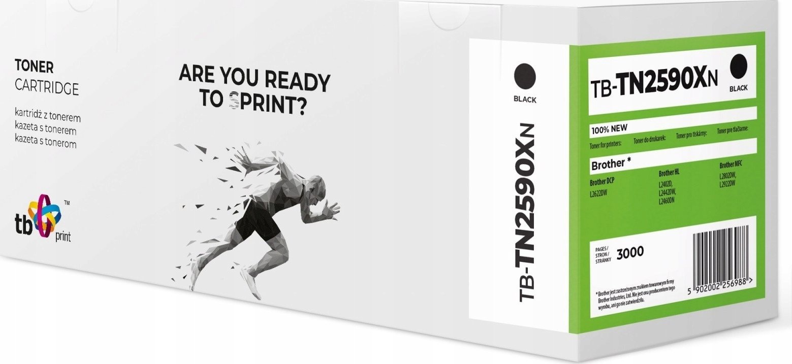 Toner TB Print TN2590XL, kompatibil me Brother TN2590XL, i zi