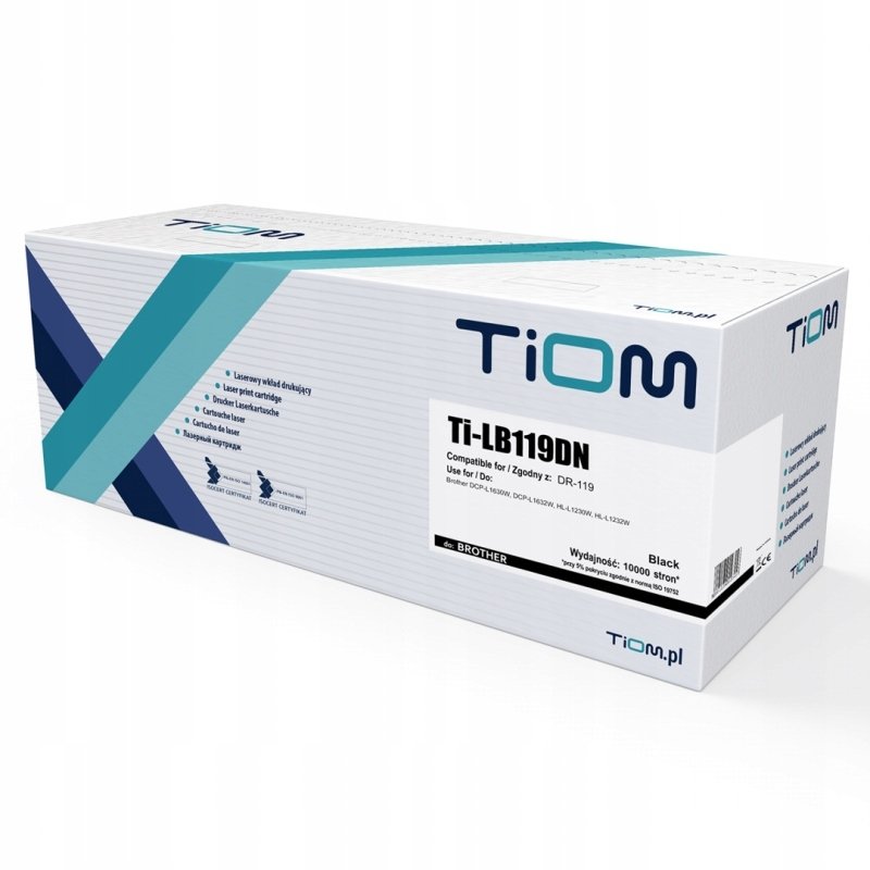 Drum printeri Tiom për Brother 119DN DR-119, 10000 faqe, i zi