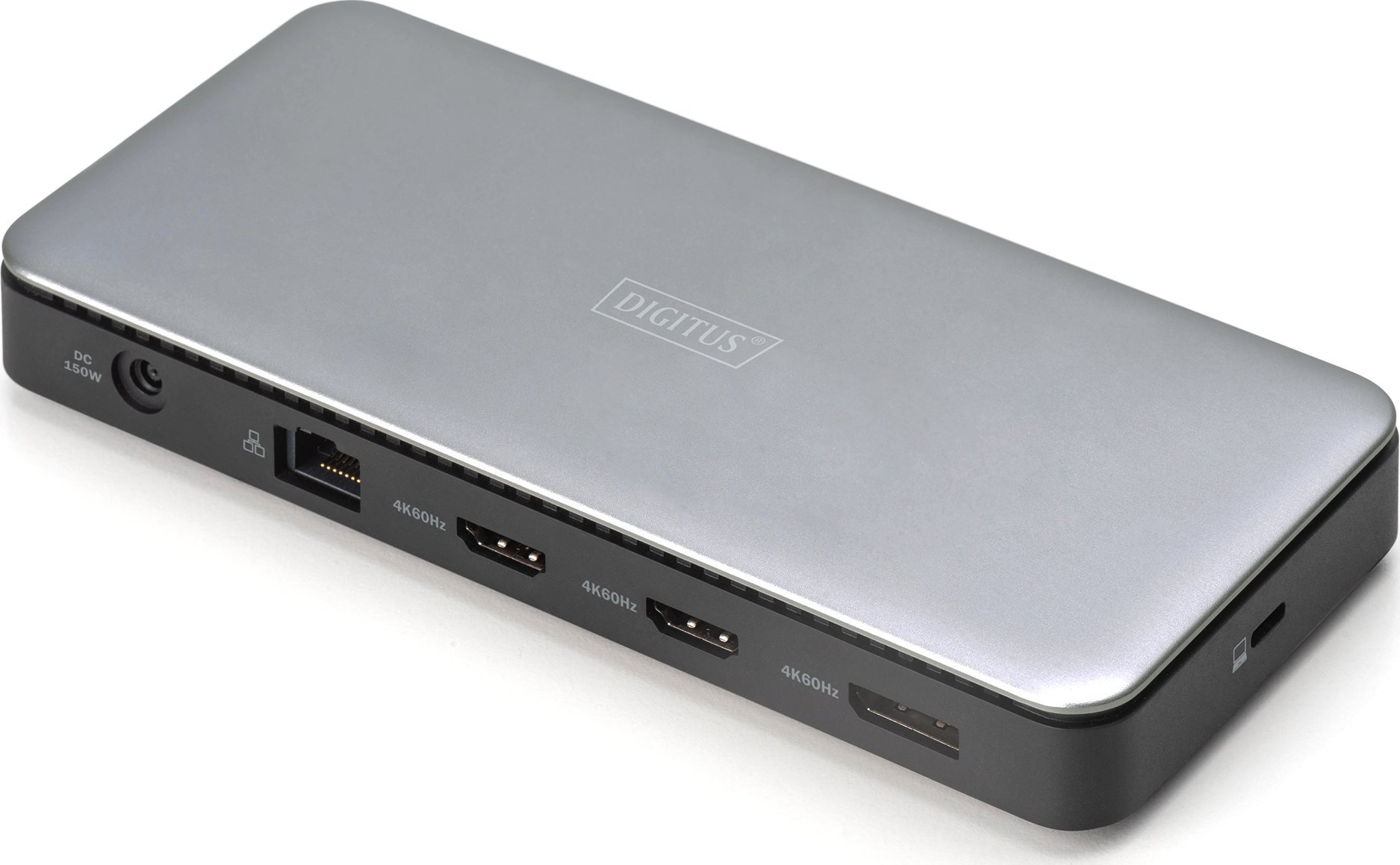 Docking station Digitus USB C, 11 porta, 3x 4K, gri