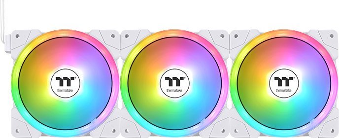 Ventilator kase Thermaltake SWAFAN EX14 ARGB, 14 cm, i bardhë