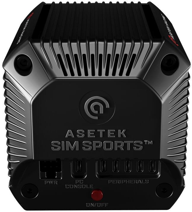 База за волан Asetek SimSports Initium Wheelbase, директен force feedback, алуминиумско куќиште, црна