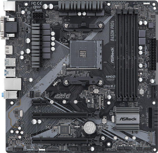 Pllakë Amë ASRock B450M PRO4 R2.0