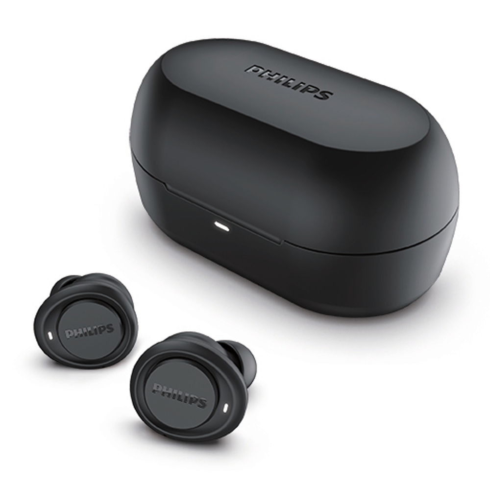 Kufje Buds Philips TAT1215BK/10 IPX4, Wireless, të zeza