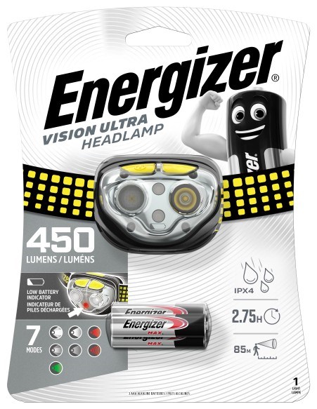 Fener koke Energizer Vision Ultra HD, LED, shumëngjyrësh