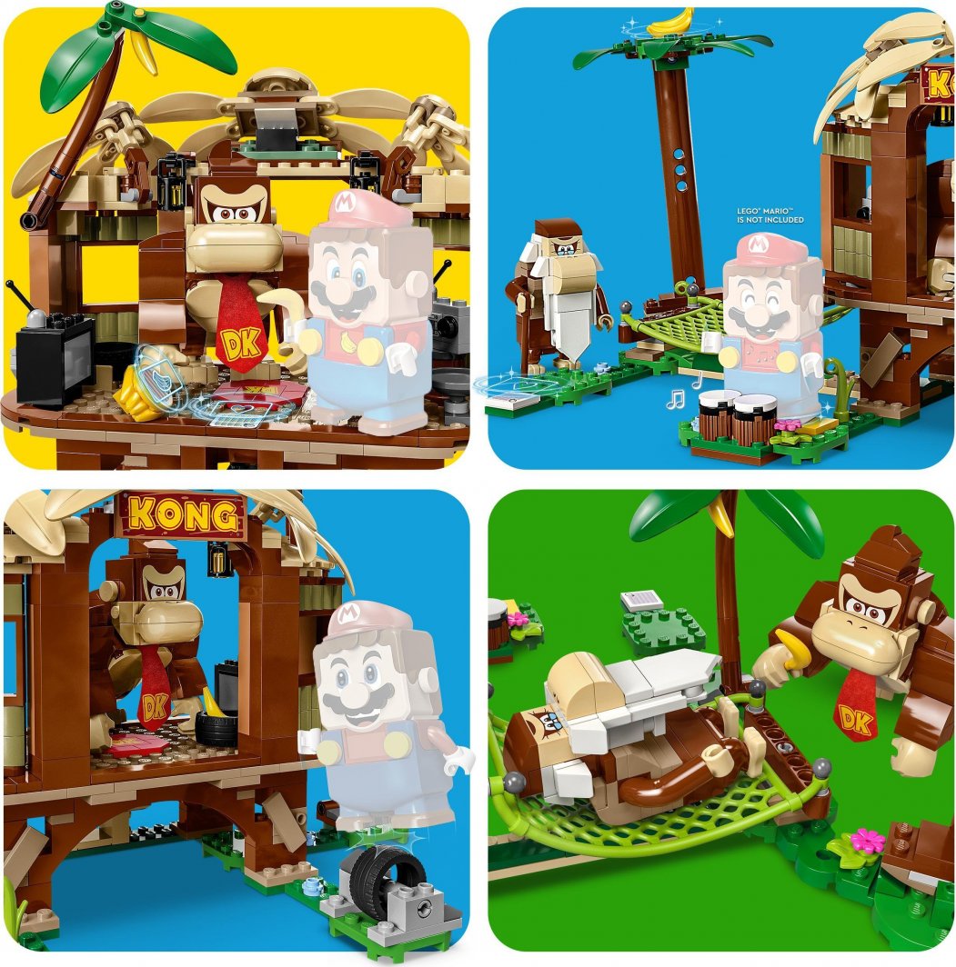 Set LEGO® Super Mario™ 71424 Donkey Kong's Tree House - Expansion, 555 pjesë 3