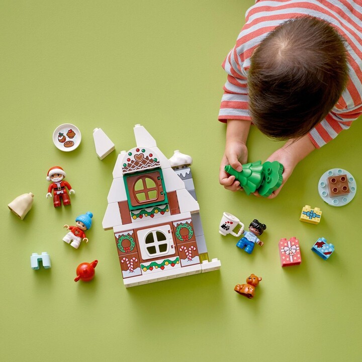 Set LEGO® DUPLO® 10976 Santa's Gingerbread House, 50 pjesë