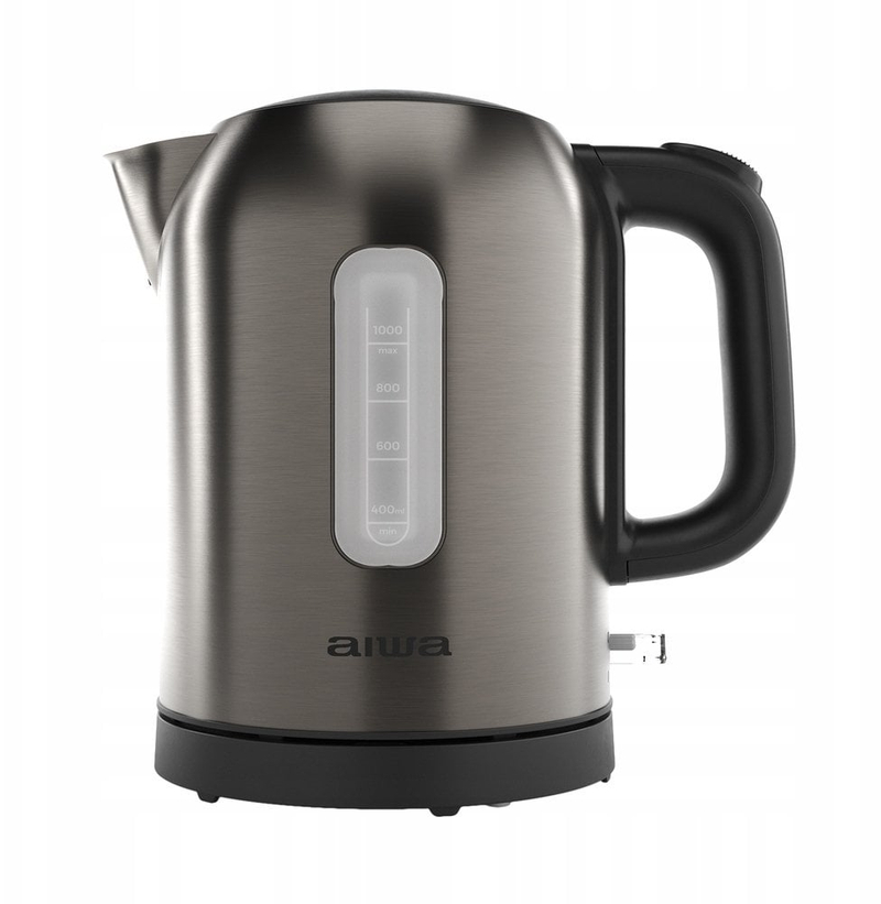 Çajnik elektrik AIWA RYUJIN, 1L, çelik inox, argjendtë
