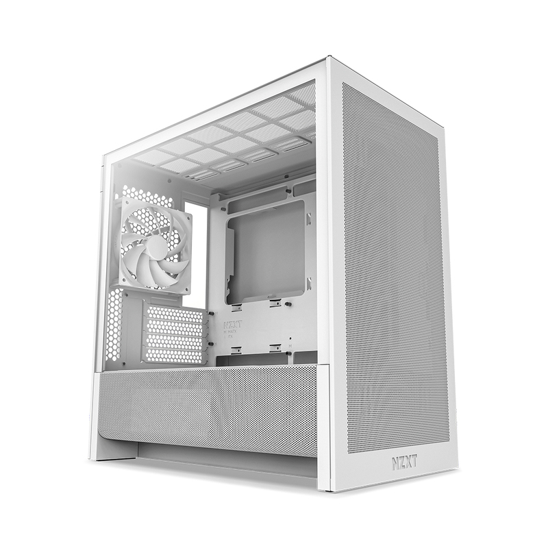 NZXT H3 Flow (CC-H31FW-01) – Kasë kompjuteri – Mid-Tower – e bardhë