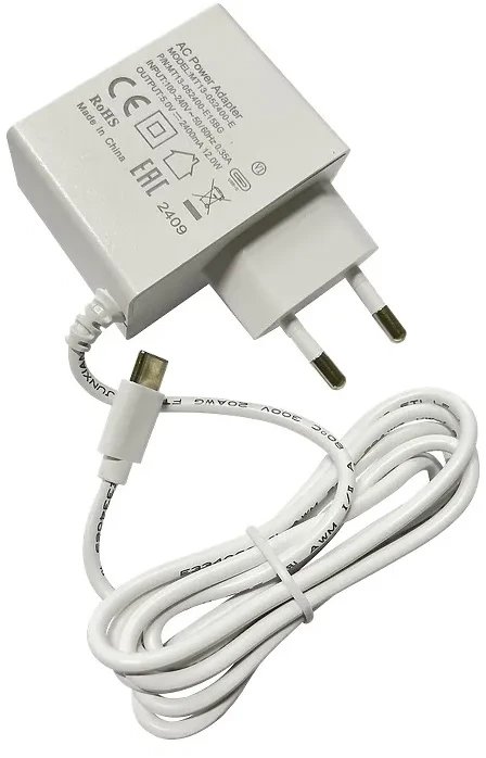 Karikues USB MikroTik, 5V 2.4A 12W, universal, i bardhë