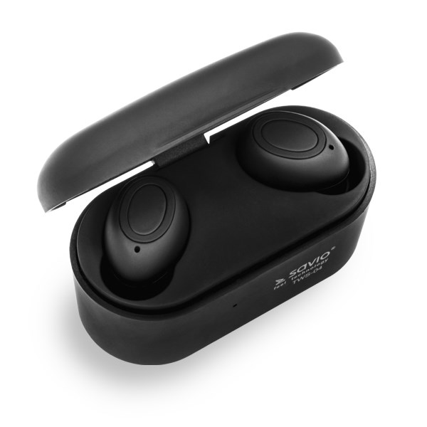 Dëgjuese Savio TWS-04, Wireless, të zeza / të hirta