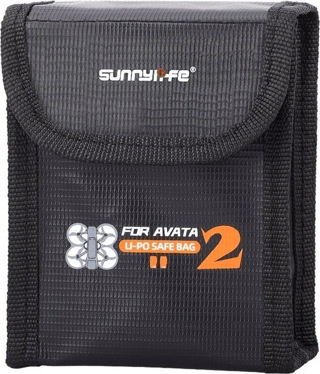 Kuti mbrojtëse Sunnylife për 2 bateri DJI Avata 2, rezistente, e zezë