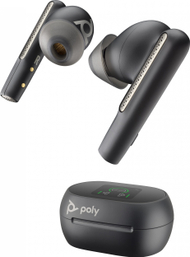 Kufje wireless Poly Voyager Free 60+ UC, Bluetooth, me adapter BT700 USB C, të zeza