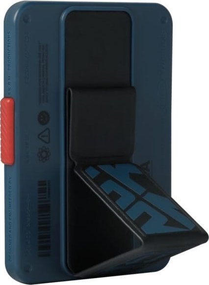 Mbajtëse karte magnetike Skinarma SPUNK, me GripStand, blu